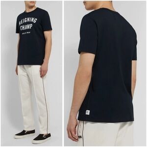 Reigning Champ T-Shirt Size XXL Black Pima Cotton Gym Logo